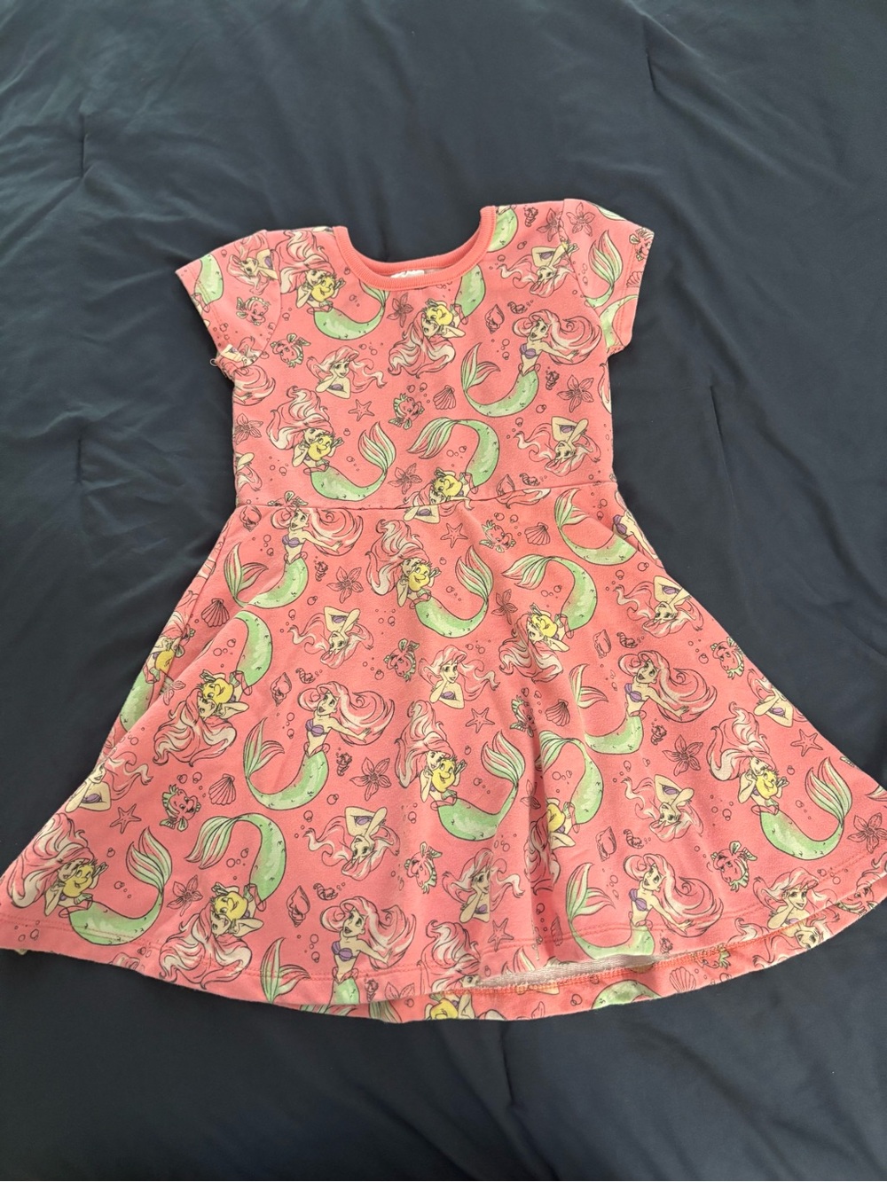 Disney Little Mermaid Print Twirl Dress